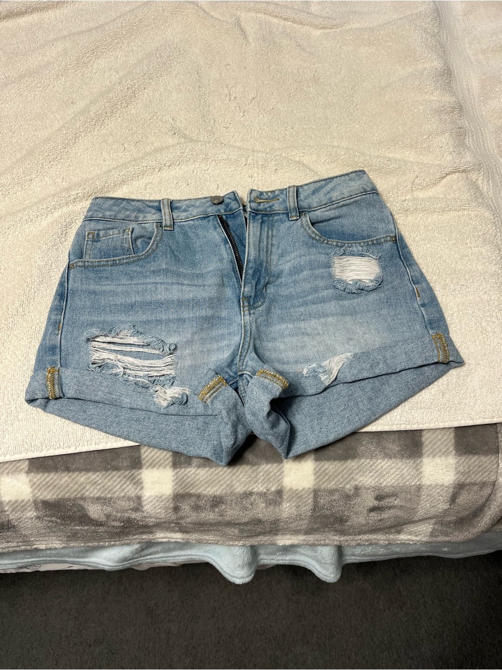 Pacsun Distressed Jean Shorts